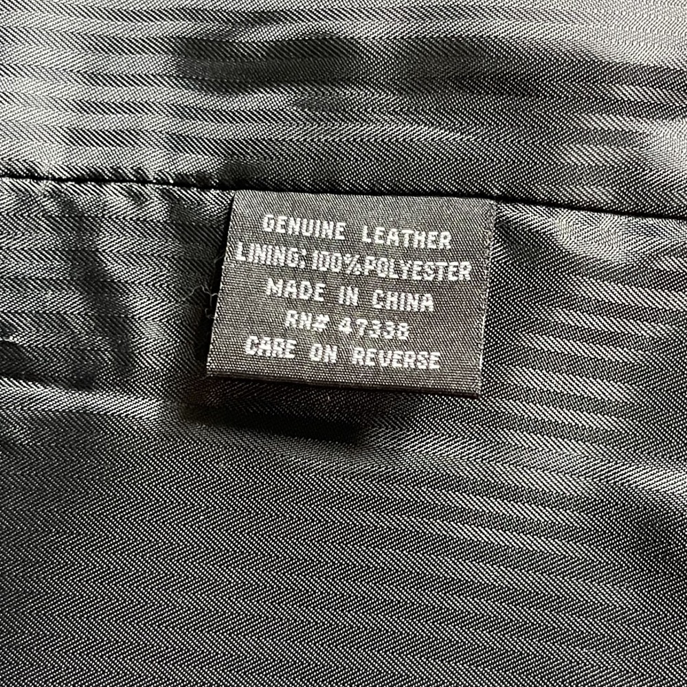 CITY Jones New York Men's‎ Leather Jacket Blazer 42R - Picture 4 of 6